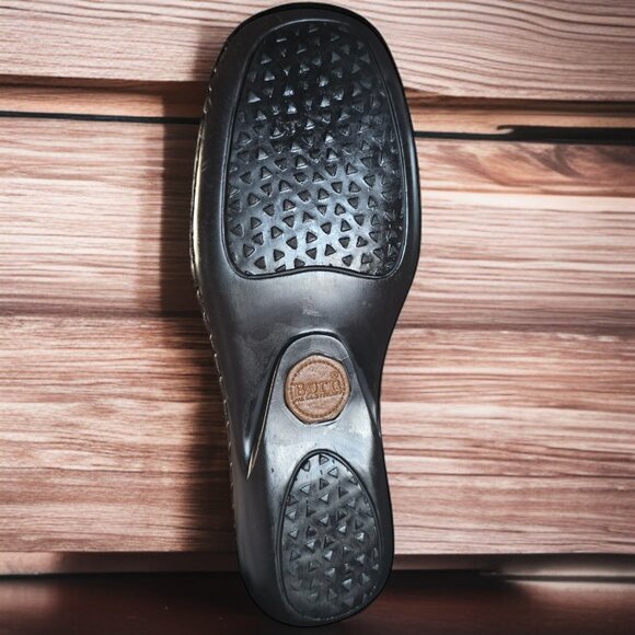 Born Dark Brown Textured Loafers - Picture 7 of 11